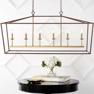 Pagoda Lantern Metal LED Pendant